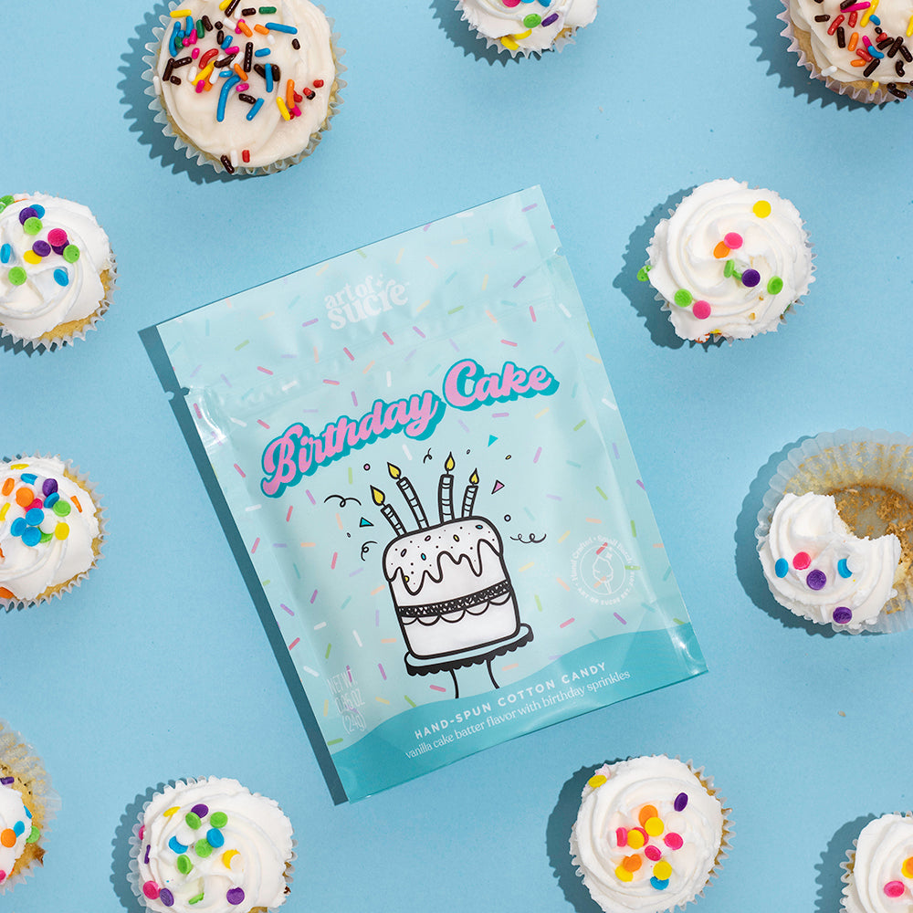 Birthday Cake Cotton Candy