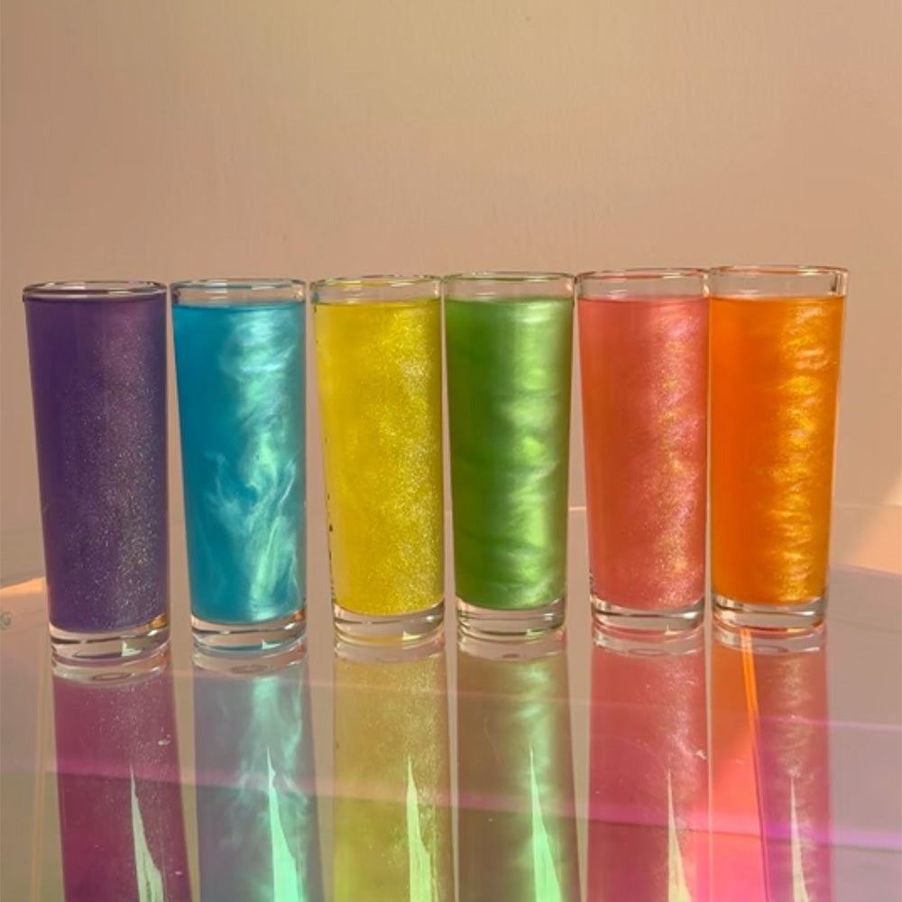 Neon Rainbow Glitter Bombs