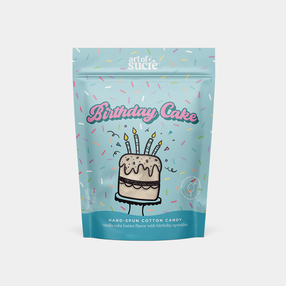 Birthday Cake Cotton Candy