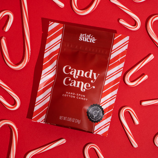 Candy Cane Cotton Candy