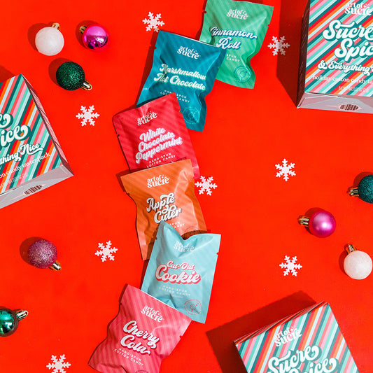 Sucre Spice & Everything Nice Holiday Cotton Candy Sampler