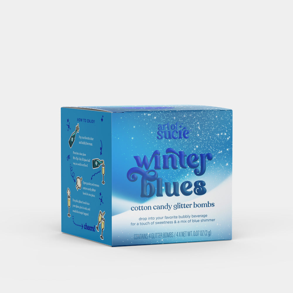 Winter Blues Glitter Bombs