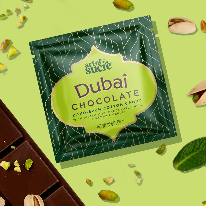 Dubai Chocolate Cotton Candy Mini