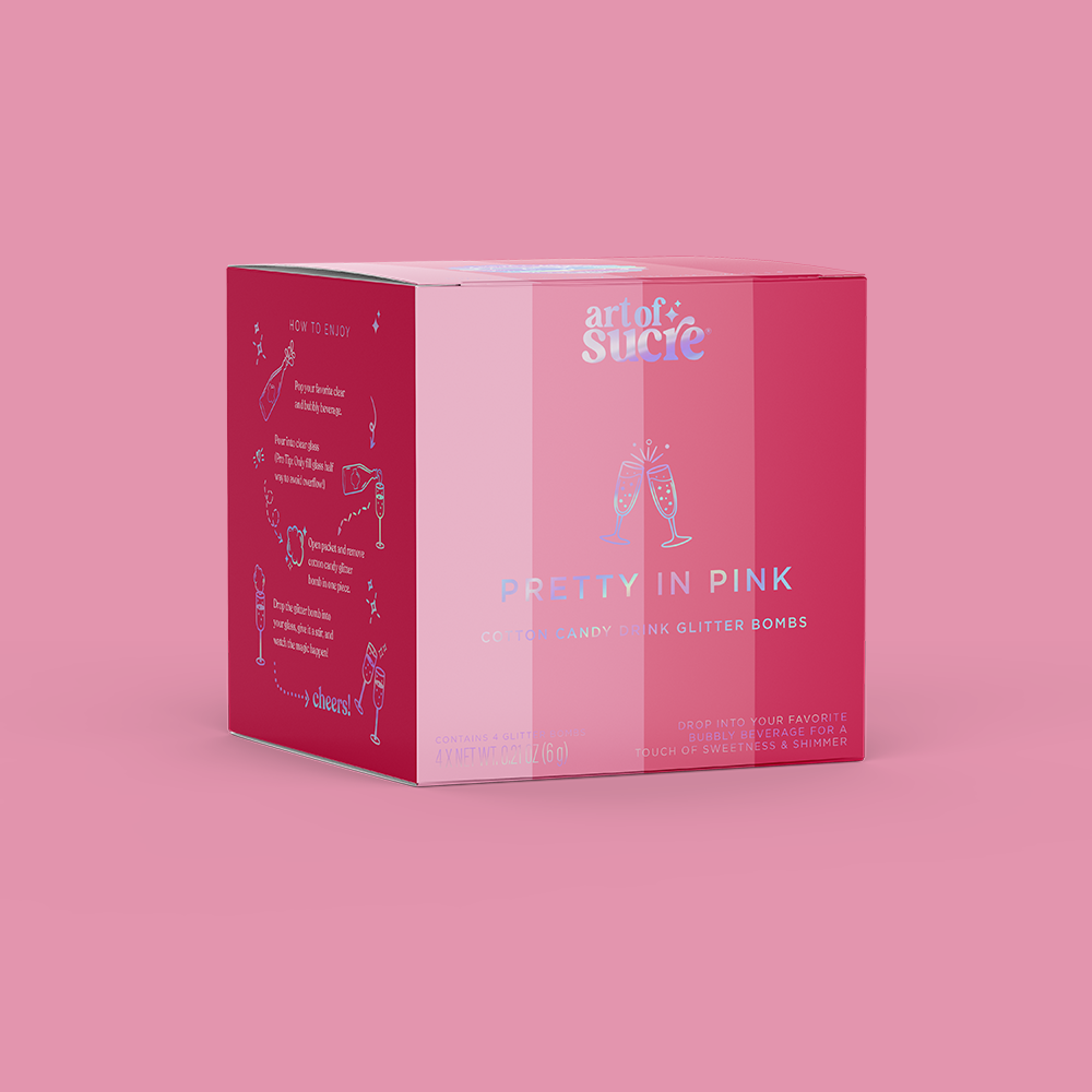Pretty in Pink Glitter Bombs