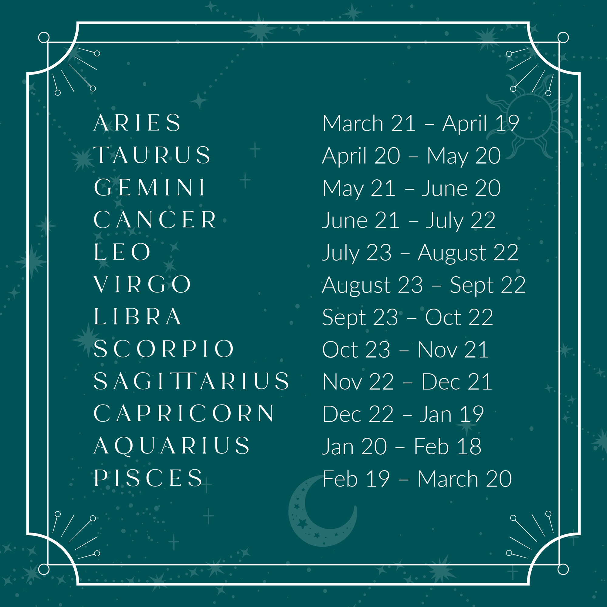 Zodiac Glitter Bombs