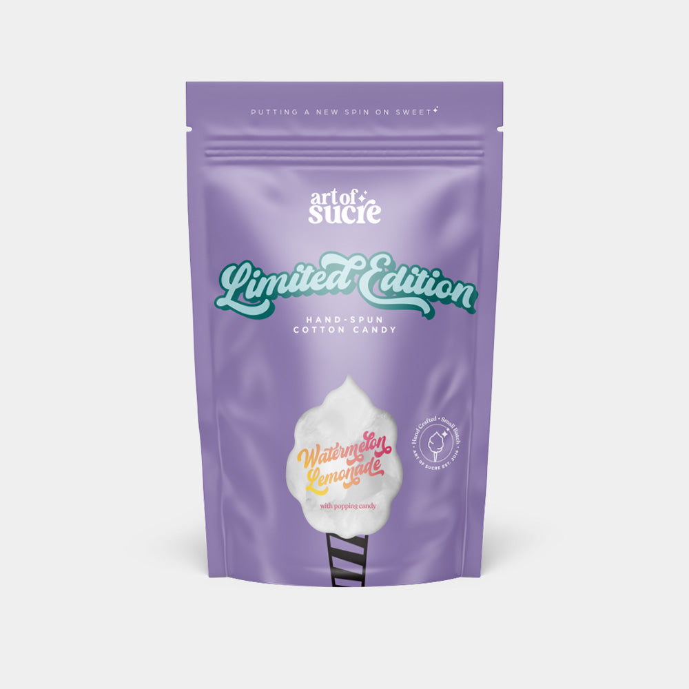 Watermelon Lemonade Cotton Candy with Popping Candy